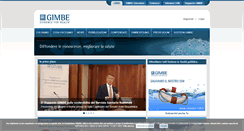 Desktop Screenshot of gimbe.org